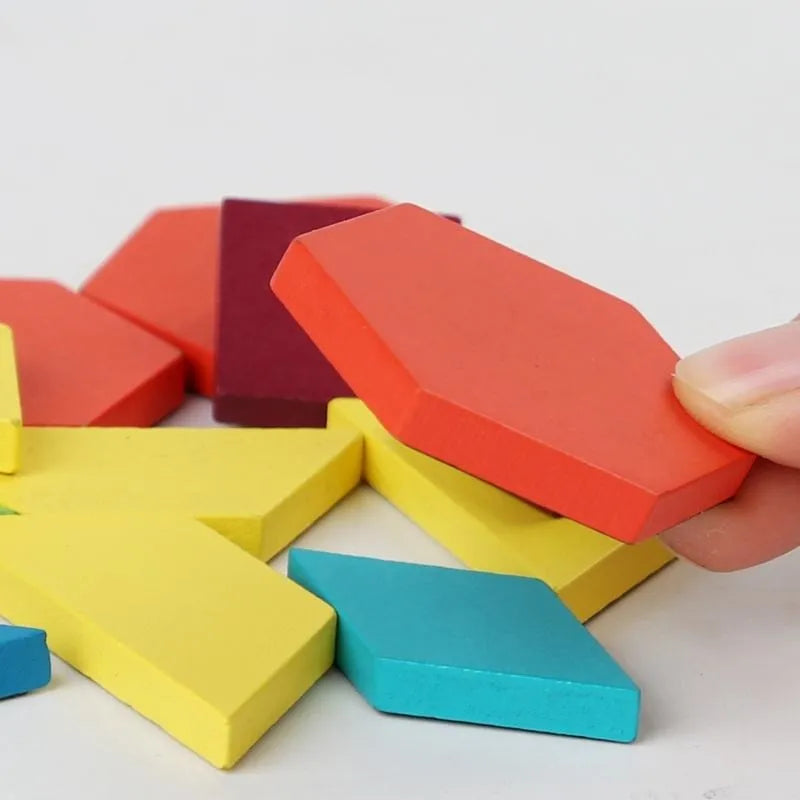 Wudly - 3D Magnetic Tangram Puzzle Set – Build, Solve, and Enjoy Hours of Fun - Naivri