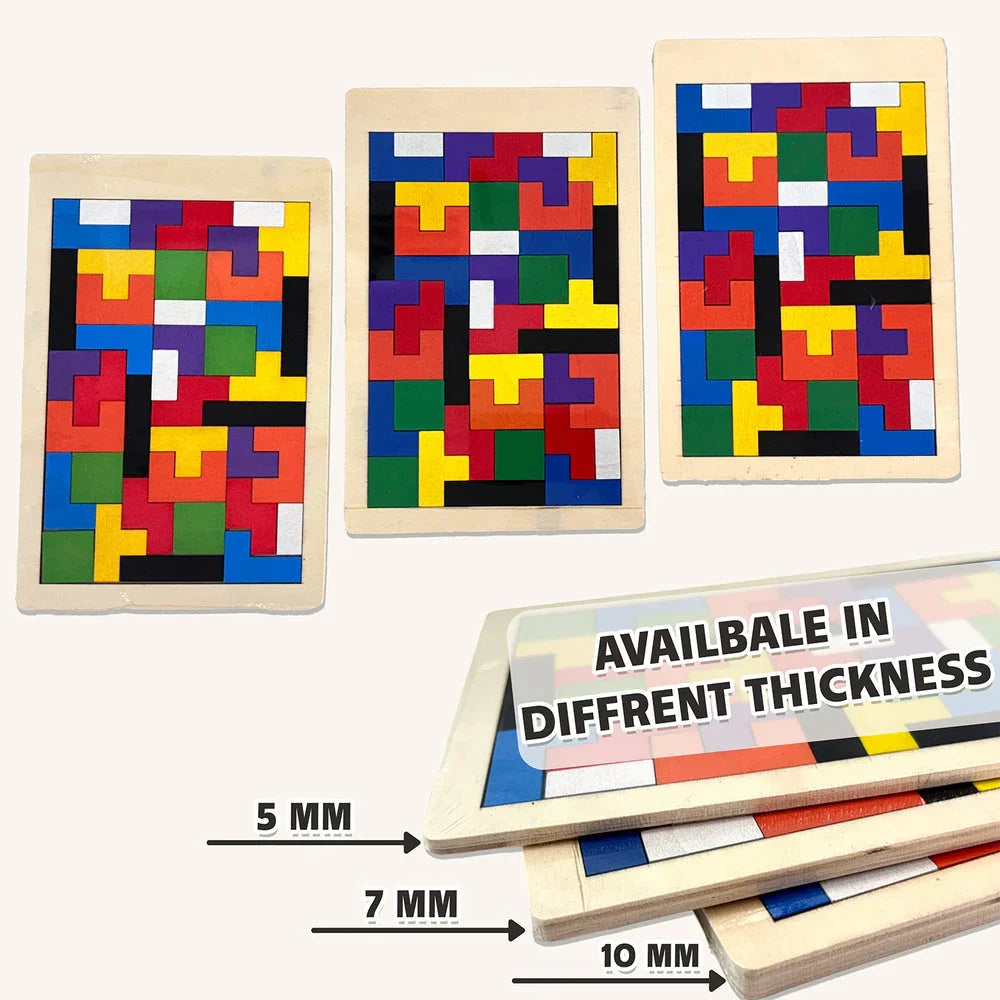 Wudly Basic Russian Block Puzzle 7mm - Naivri