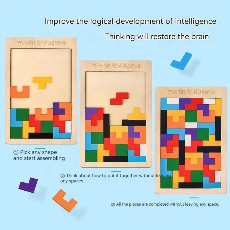 Wudly - Basic Russian Block Puzzle 7mm - Naivri