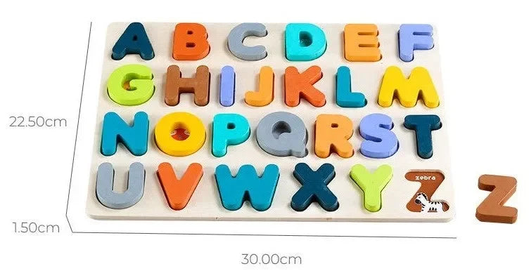 Wudly Chunky Alphabet Board - Naivri