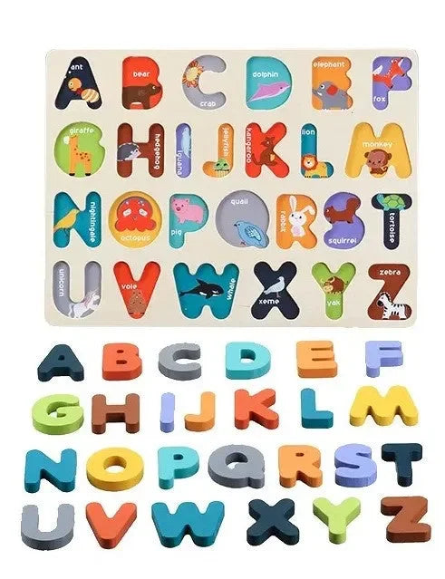 Wudly Chunky Alphabet Board - Naivri