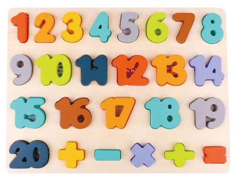 Wudly Chunky Number Board - Naivri