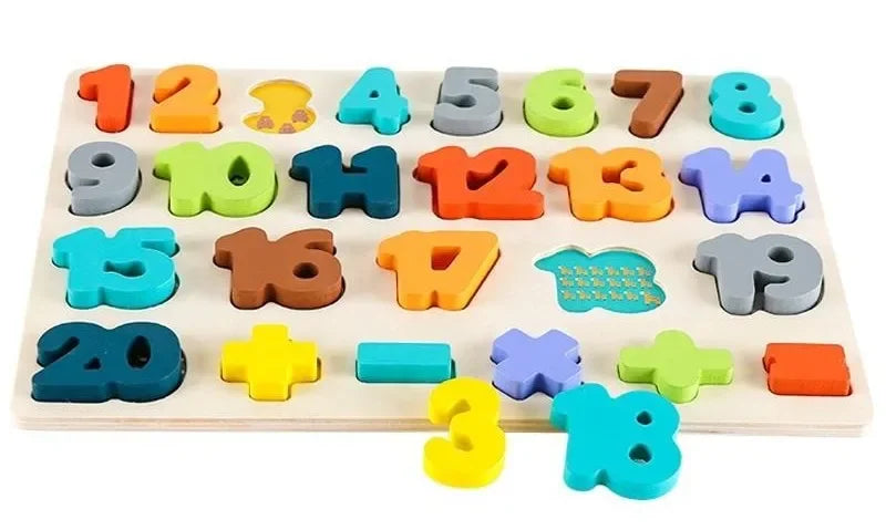 Wudly Chunky Number Board - Naivri