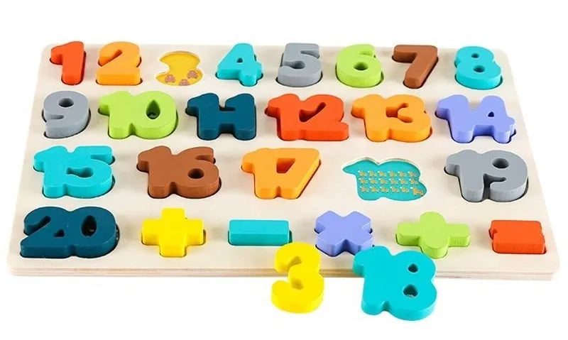 Wudly Chunky Number Board - Naivri