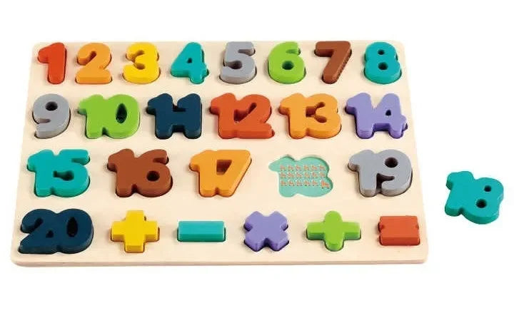 Wudly Chunky Number Board - Naivri