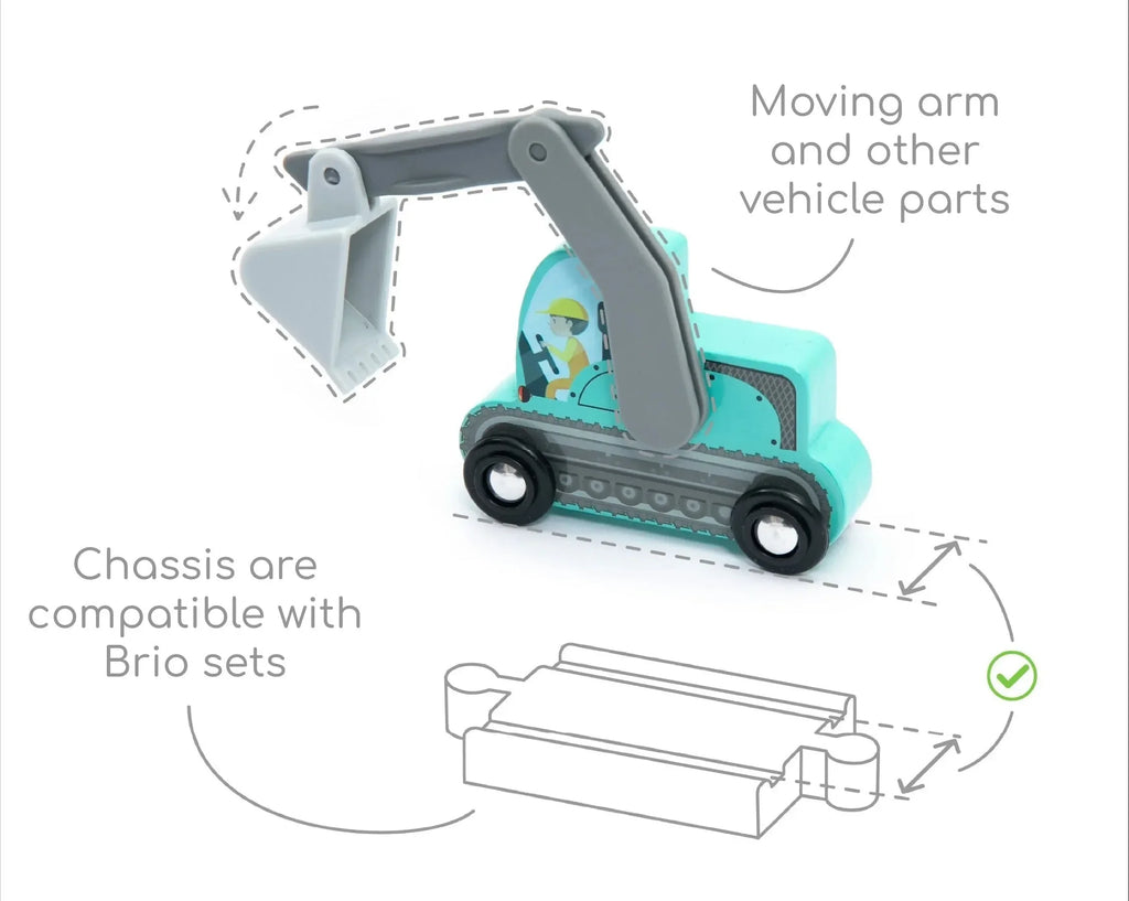 Wudly - Construction Site Vehicles Carrier - Naivri