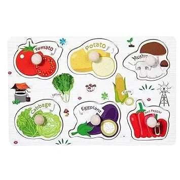 Wudly - Early Learning Small Knob Puzzle - Naivri