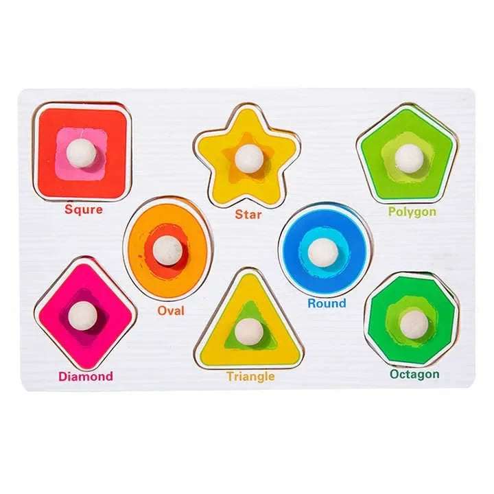 Wudly - Early Learning Small Knob Puzzle - Naivri
