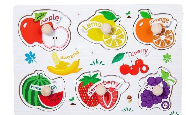 Wudly - Early Learning Small Knob Puzzle - Naivri