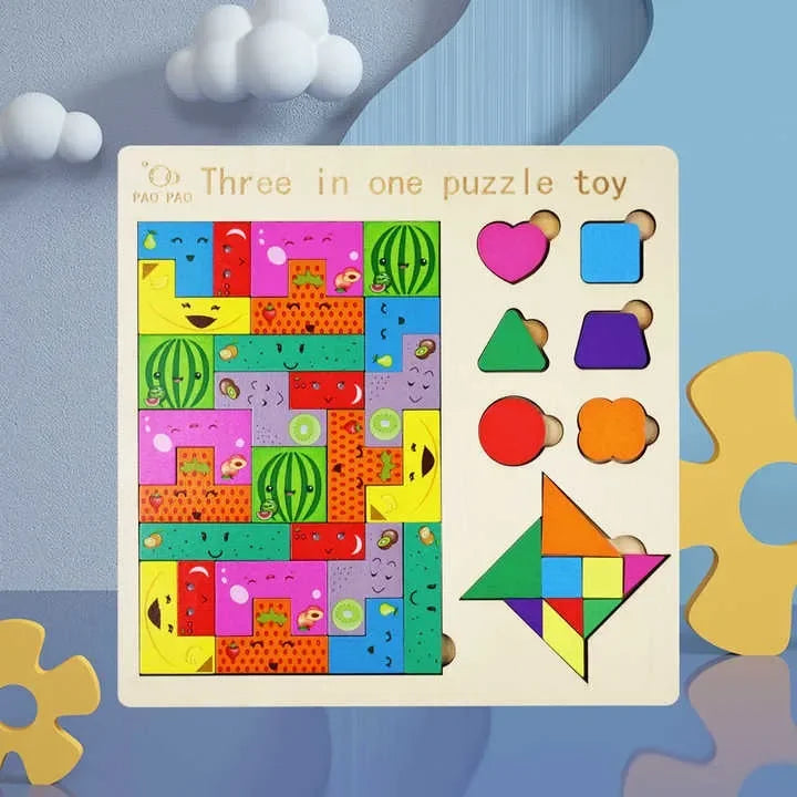 Wudly - Four Model in One Puzzle - Naivri