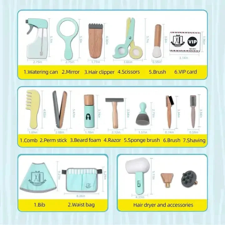 Wudly - Hair Dresser Set - Naivri