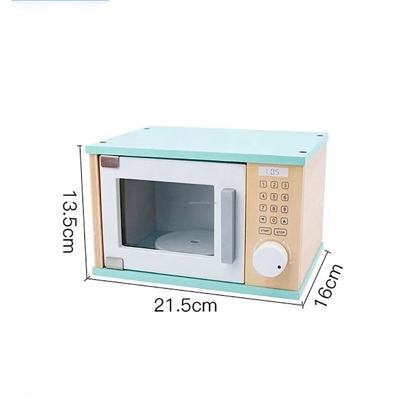 Wudly Microwave Oven - Pretend Play Set - Naivri