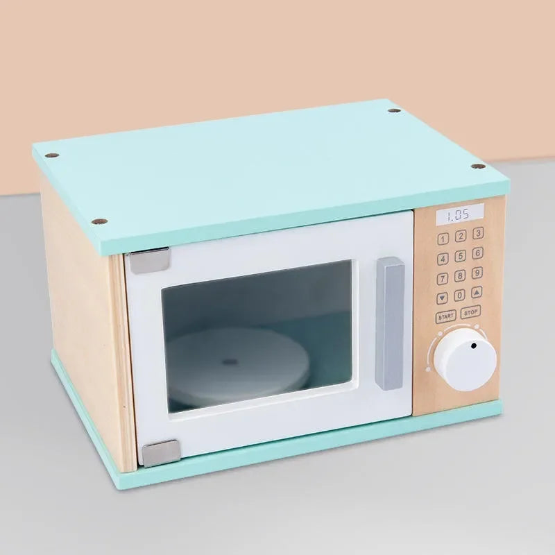 Wudly Microwave Oven - Pretend Play Set - Naivri