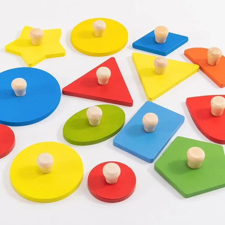 Wudly - Twelve Shape Knob Puzzle - Naivri