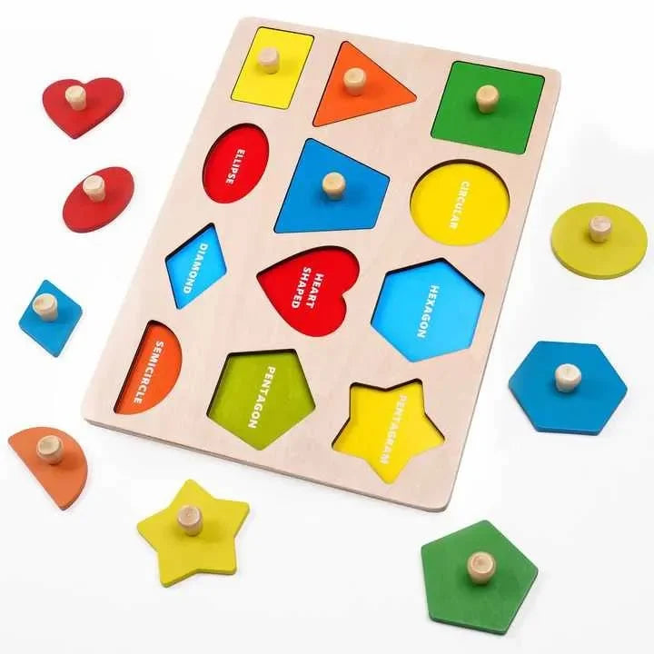 Wudly - Twelve Shape Knob Puzzle - Naivri