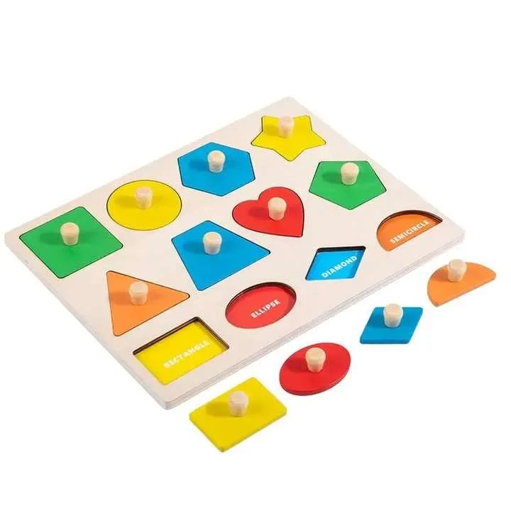 Wudly - Twelve Shape Knob Puzzle - Naivri