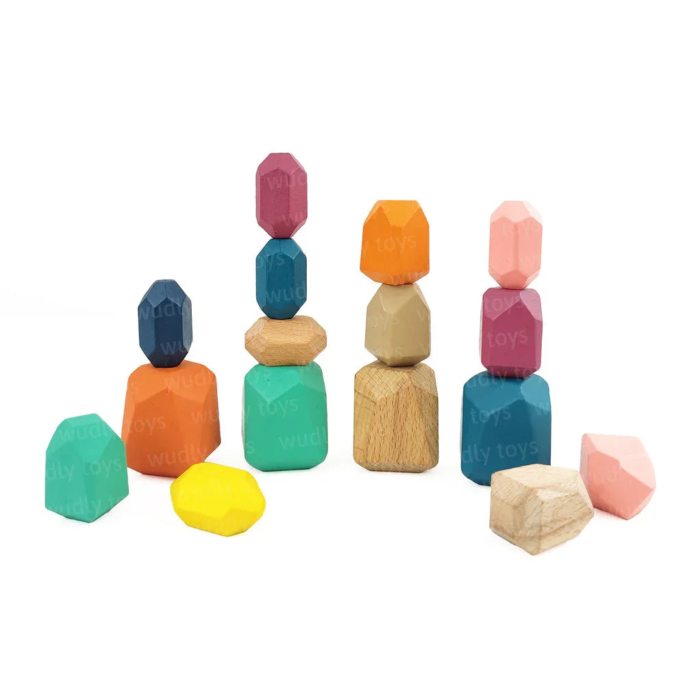 Wudly Wooden Balancing Stone - Naivri