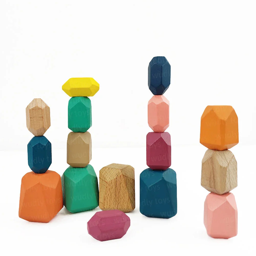 Wudly Wooden Balancing Stone - Naivri