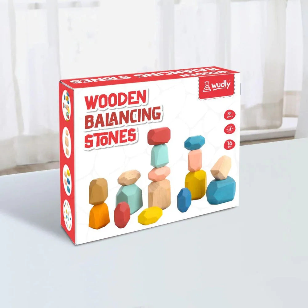 Wudly Wooden Balancing Stone - Naivri