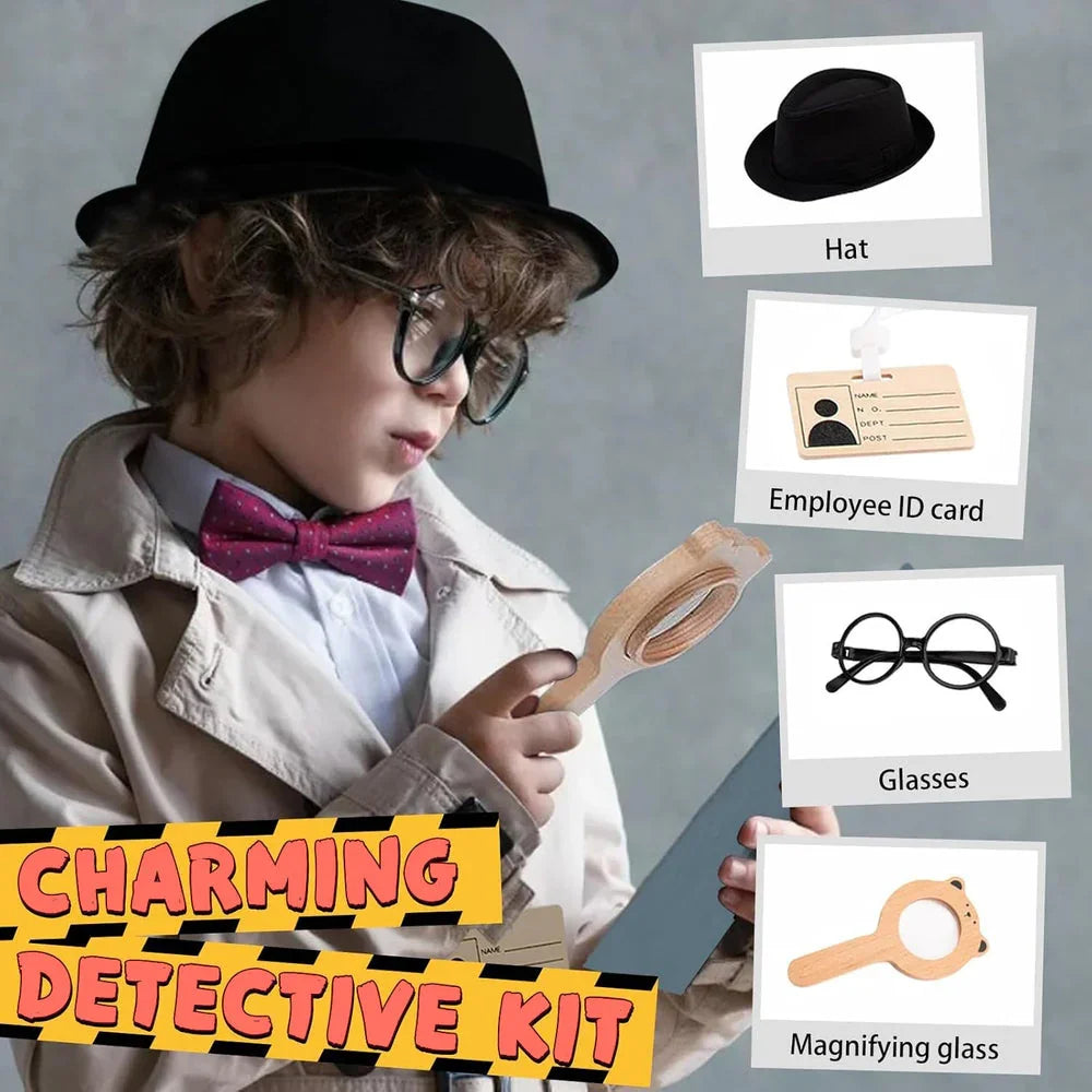 Wudly Wooden Detective Role Play Set - Naivri