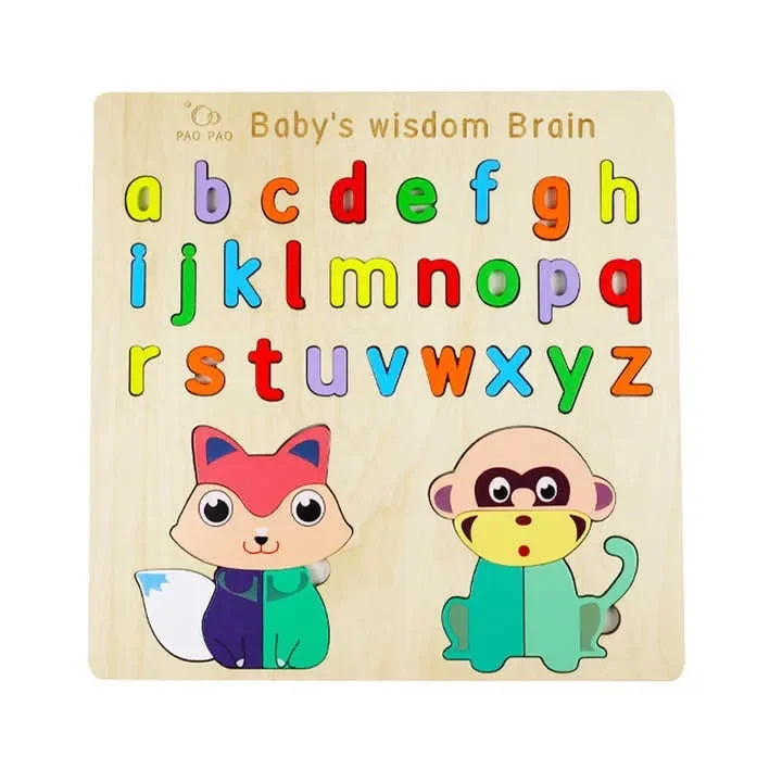 Wudly - Wooden Four Smart Brain Puzzle - Naivri