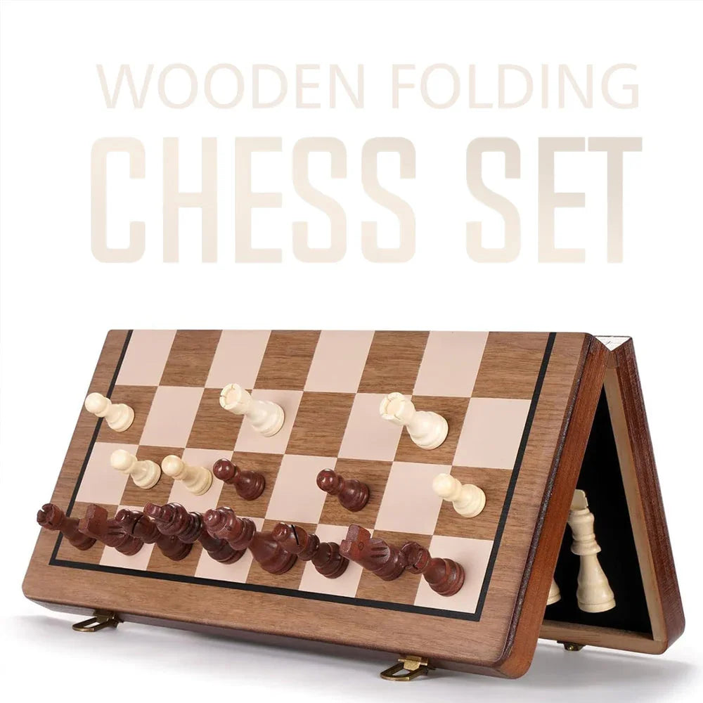 Wudly - Wooden Small Chess - Naivri