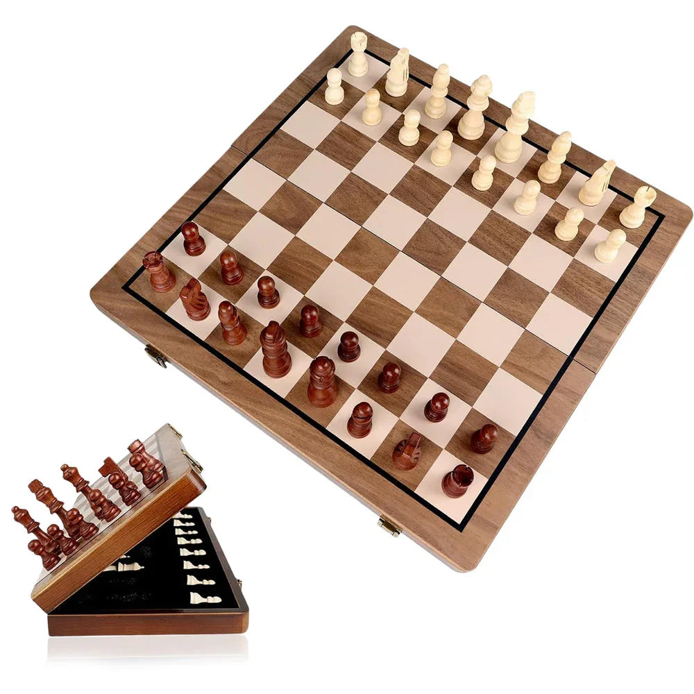 Wudly - Wooden Small Chess - Naivri