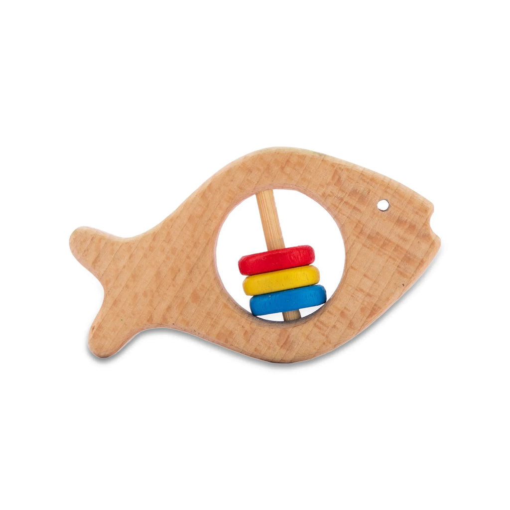 Wudly - Wooden Teether Fish - Naivri