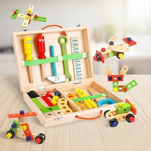 Wudly Wooden Tool Box - Naivri
