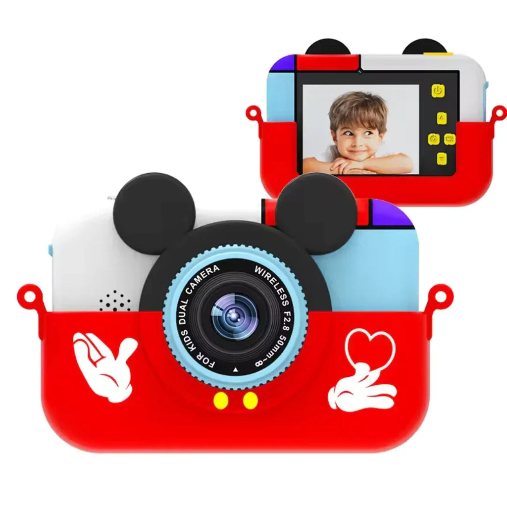 X18 2.0-Inch Full HD 1080p Mini Kids Digital Camera with Selfie Mode – Dual Lens, Games, MP3, for Boys and Girls Aged 6+ – Color May Vary - Naivri