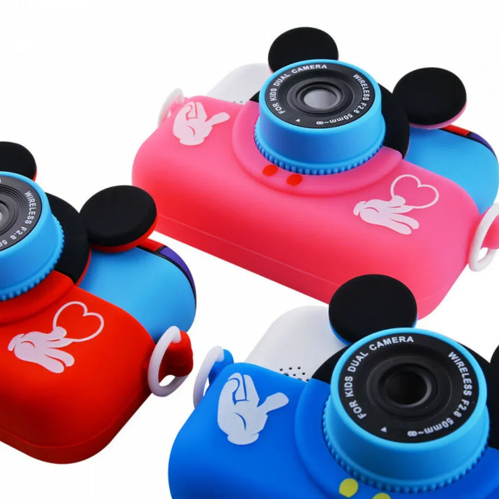 X18 2.0-Inch Full HD 1080p Mini Kids Digital Camera with Selfie Mode – Dual Lens, Games, MP3, for Boys and Girls Aged 6+ – Color May Vary - Naivri