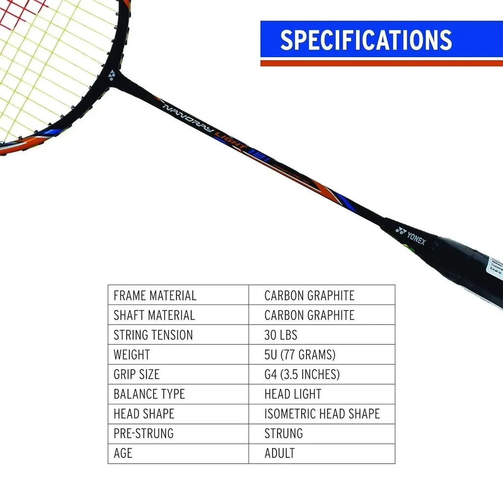 Yonex Badminton Racquet Nanoray Light 18i - Naivri