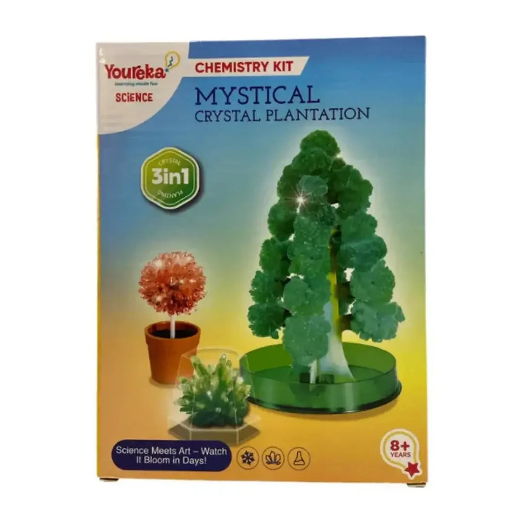 Youreka Crystal Growth Chemistry Kit – DIY Mystical Crystal Tree Experiment for Kids (8Y+) - Naivri