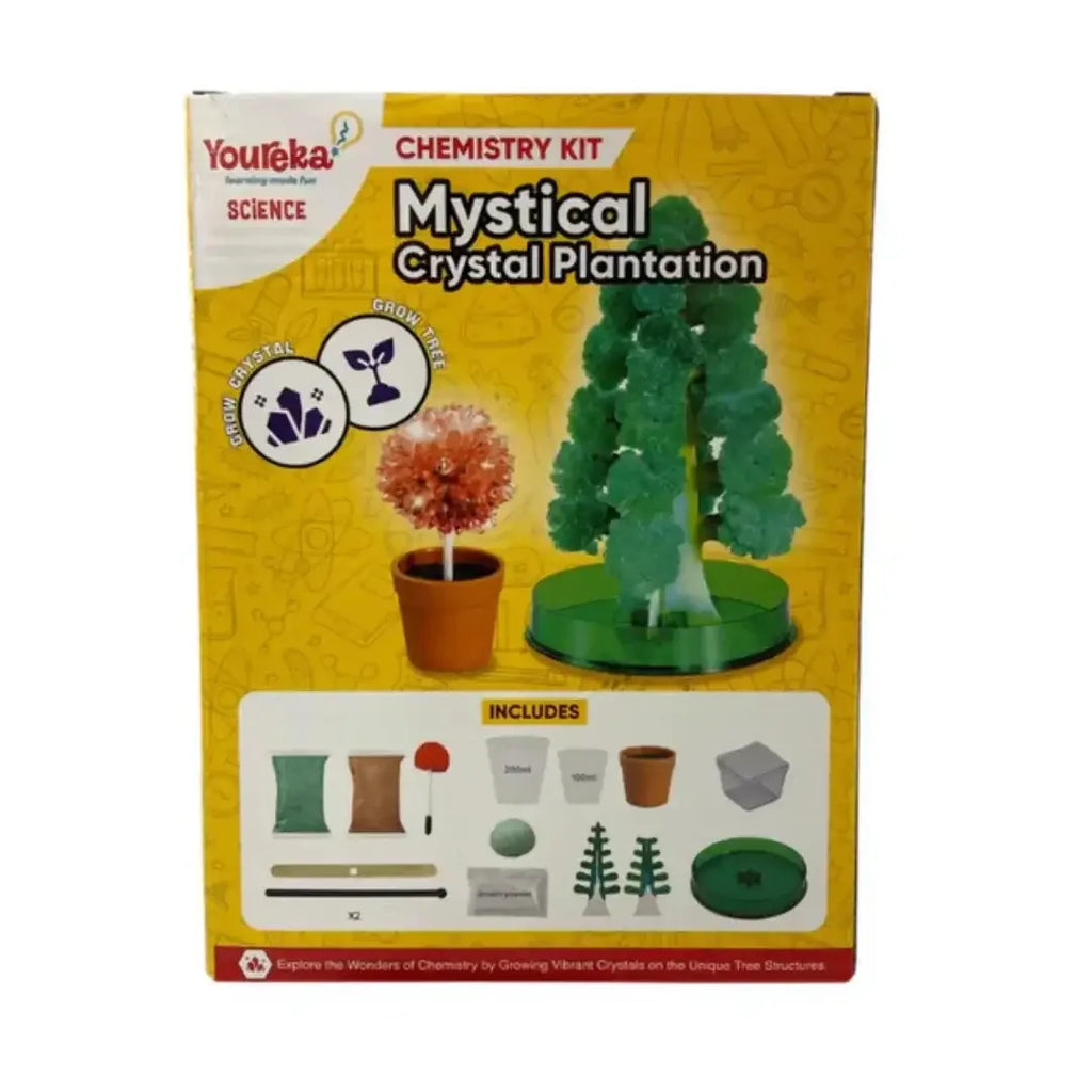Youreka Crystal Growth Chemistry Kit – DIY Mystical Crystal Tree Experiment for Kids (8Y+) - Naivri