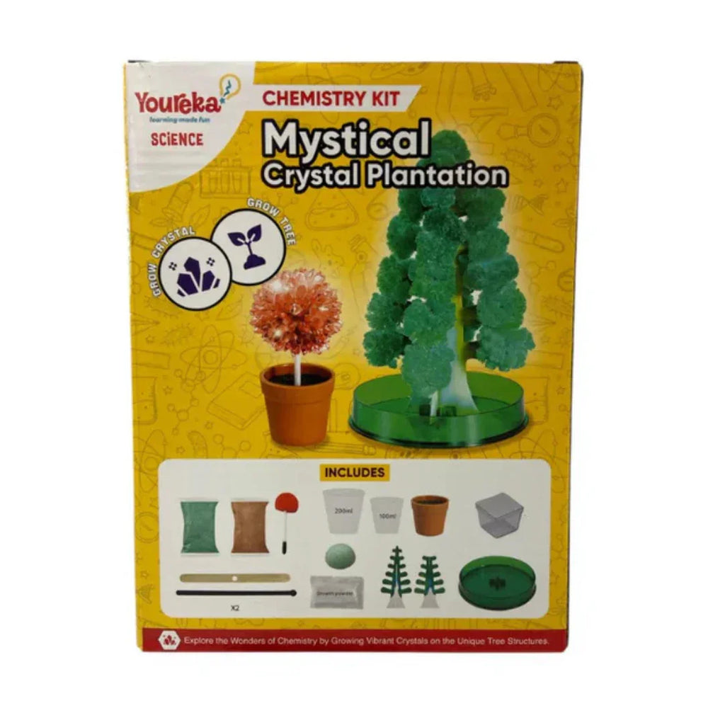 Youreka Crystal Growth Chemistry Kit – DIY Mystical Crystal Tree Experiment for Kids (8Y+) - Naivri