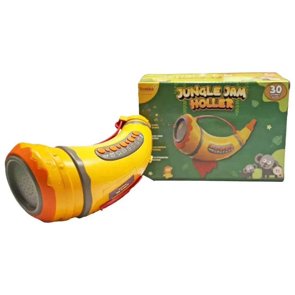 Youreka Jungle Jam Holler Animal Sound Trumpet Musical Toy, 3Y+ - Naivri