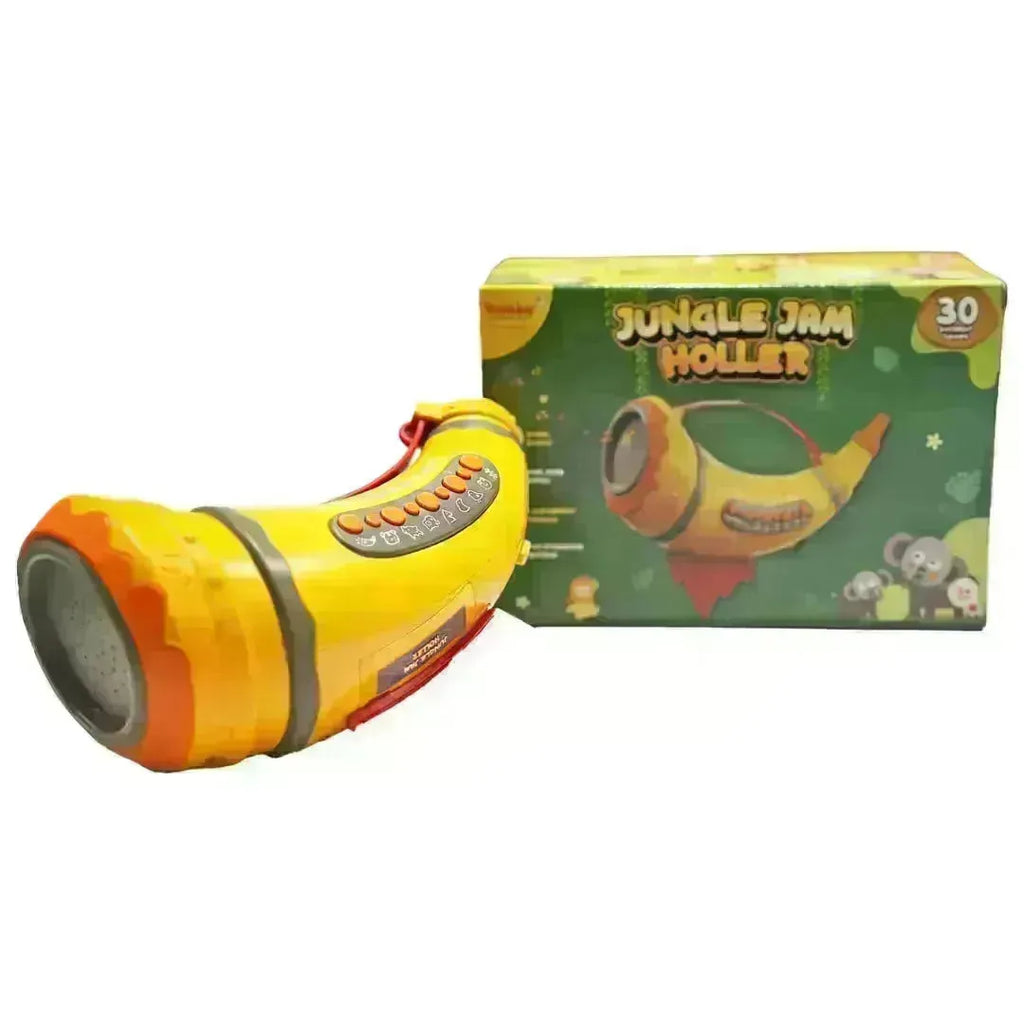 Youreka Jungle Jam Holler Animal Sound Trumpet Musical Toy, 3Y+ - Naivri