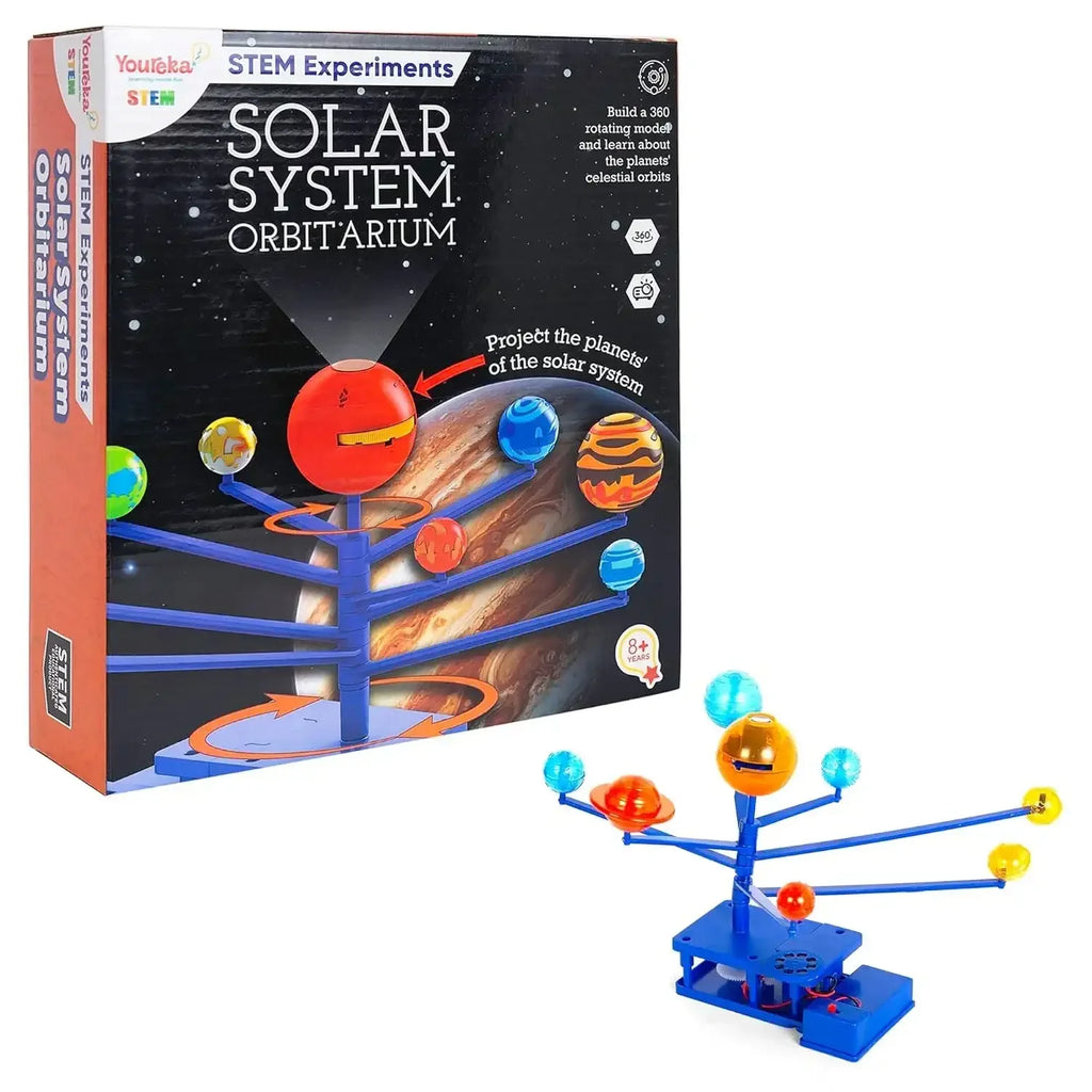 Youreka Planet Motion Model Kit – DIY Solar System Science Set for Kids (8Y+) - Naivri