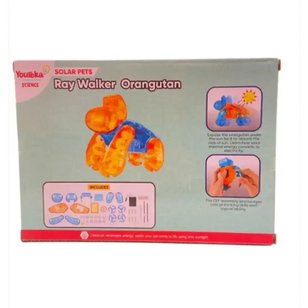 Youreka Solar-Powered STEM Orangutan Kit – Green Energy Learning Toy for Ages 8+ - Naivri