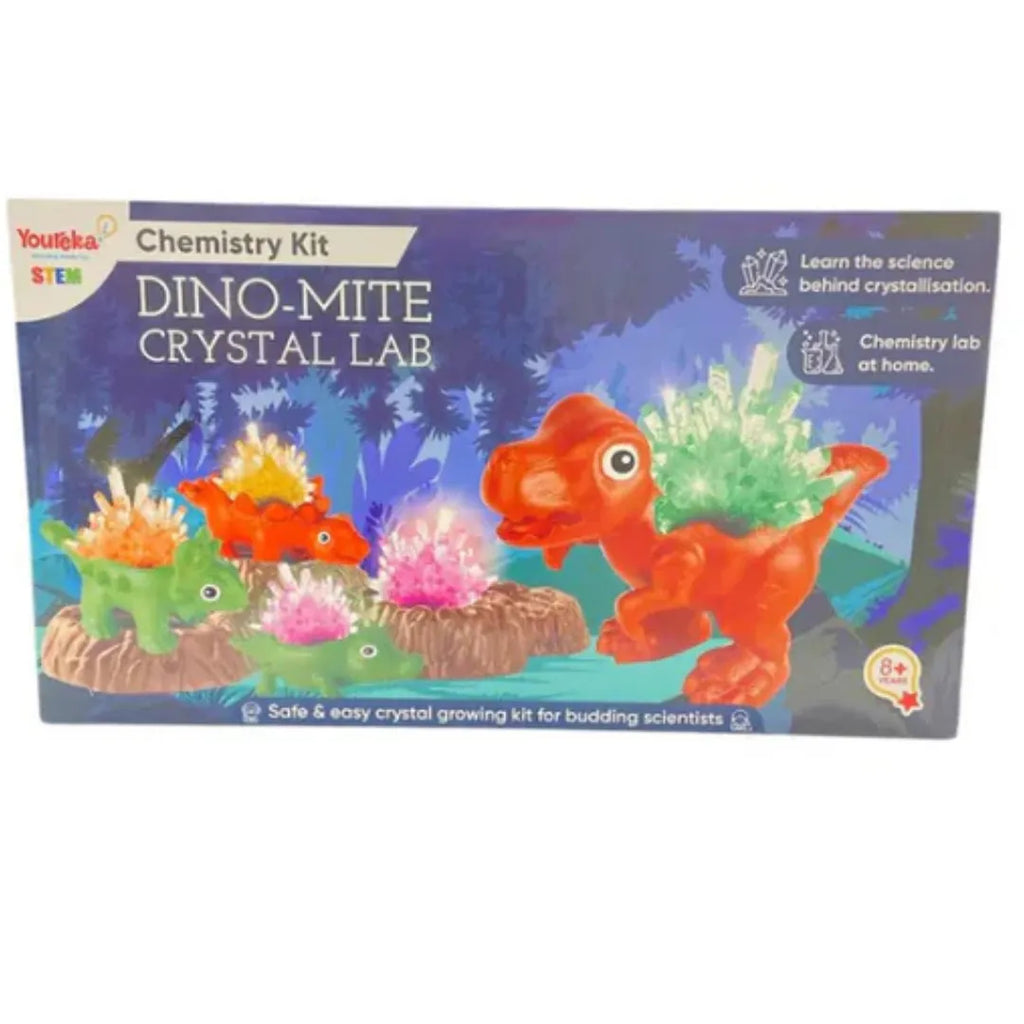 Youreka STEM Chemistry Kit – Dino-Mite Crystal Lab (Ages 8+) - Naivri