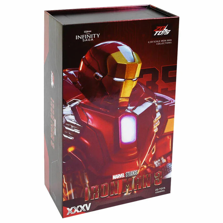 Zd Toys Iron Man Mark 35 Action Figure 7 Inches Collectible – Ages 14+ - Naivri