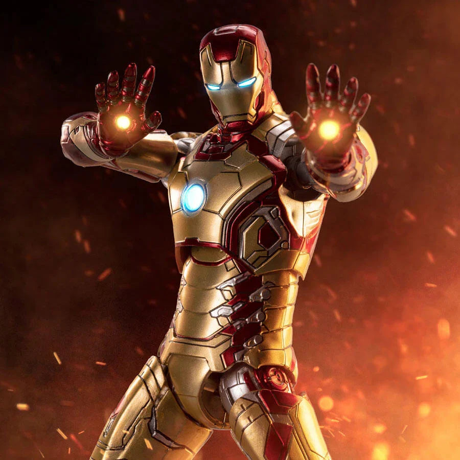 ZD Toys Iron Man Mark 42 Collectible Figure – Marvel 10th Anniversary Edition (15+ Years) - Naivri