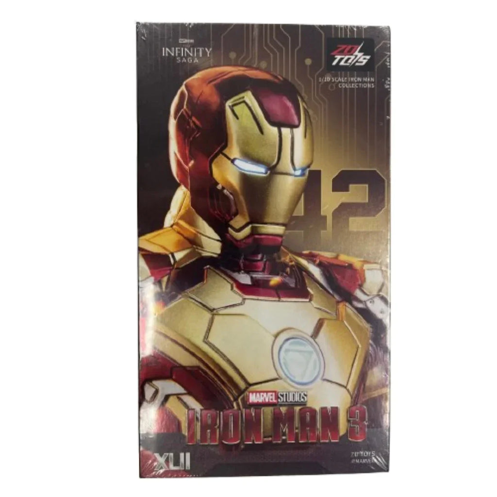 ZD Toys Iron Man Mark 42 Collectible Figure – Marvel 10th Anniversary Edition (15+ Years) - Naivri