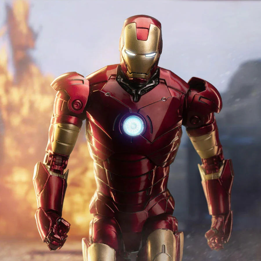 ZD Toys Iron Man Mark III Figure – Marvel 10th Anniversary Collector’s Edition (14+ Years) - Naivri