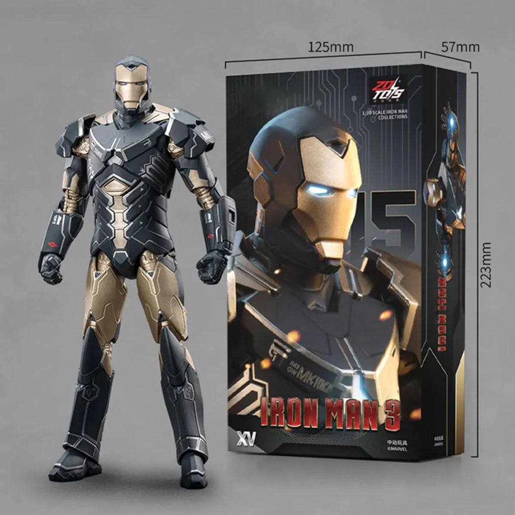 ZD Toys Iron Man MK15 Collectible Figure – 7-Inch Action Figure for Ages 15+ - Naivri
