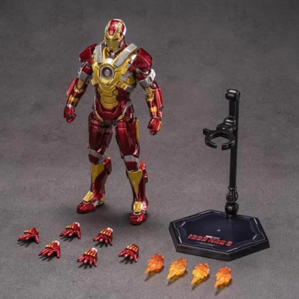 ZD Toys Iron Man MK17 Collectible Figure – 7-Inch Premium Action Figure for Ages 15+ - Naivri