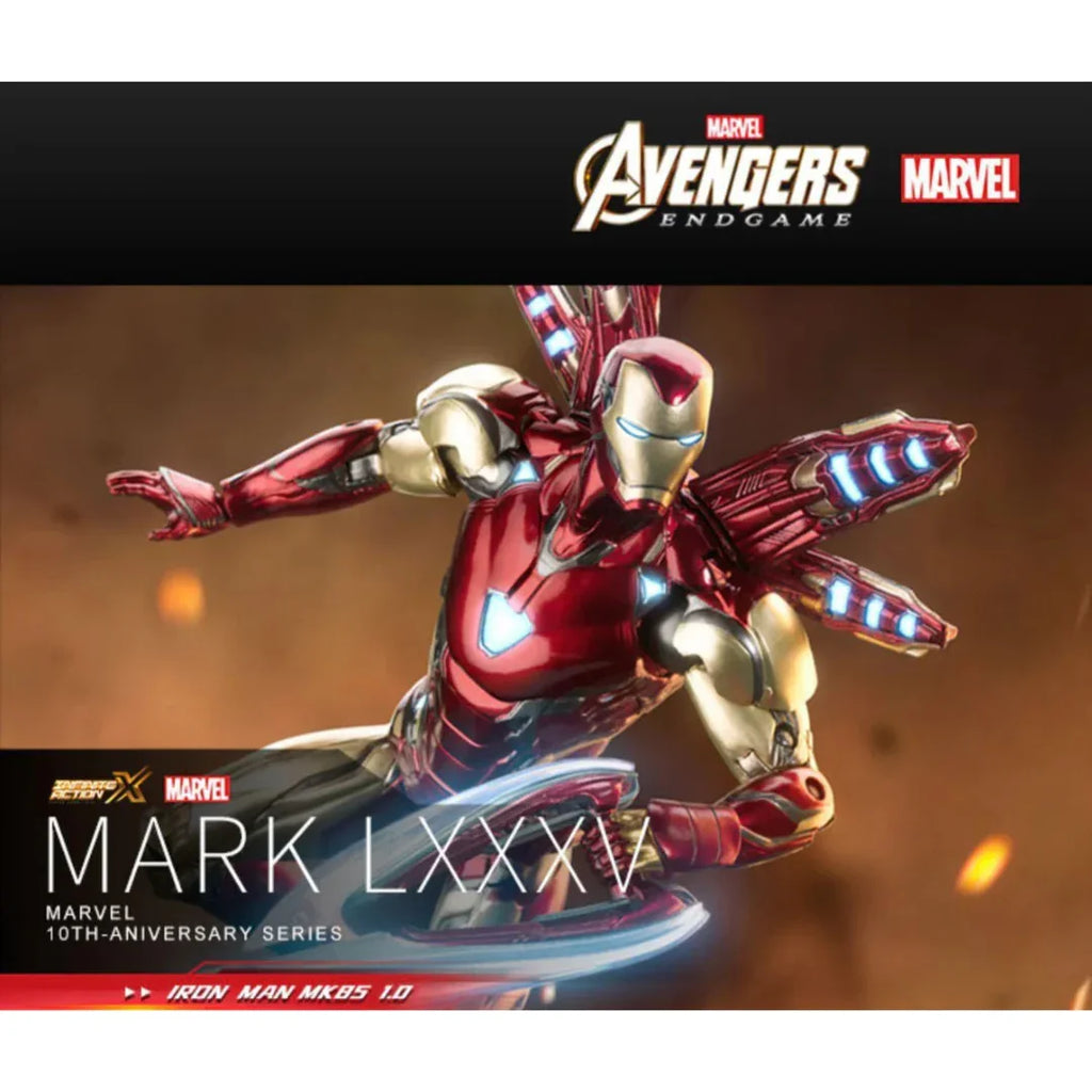 ZD Toys Iron Man MK85 Collectible Figure – Marvel Version 1.0 (15+ Years) - Naivri