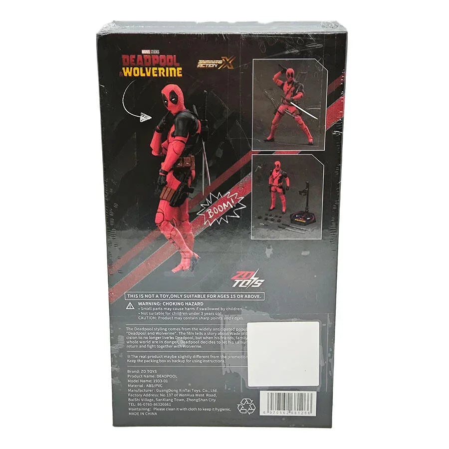 ZD TOYS Marvel Deadpool and Wolverine Figure – Deadpool - Naivri