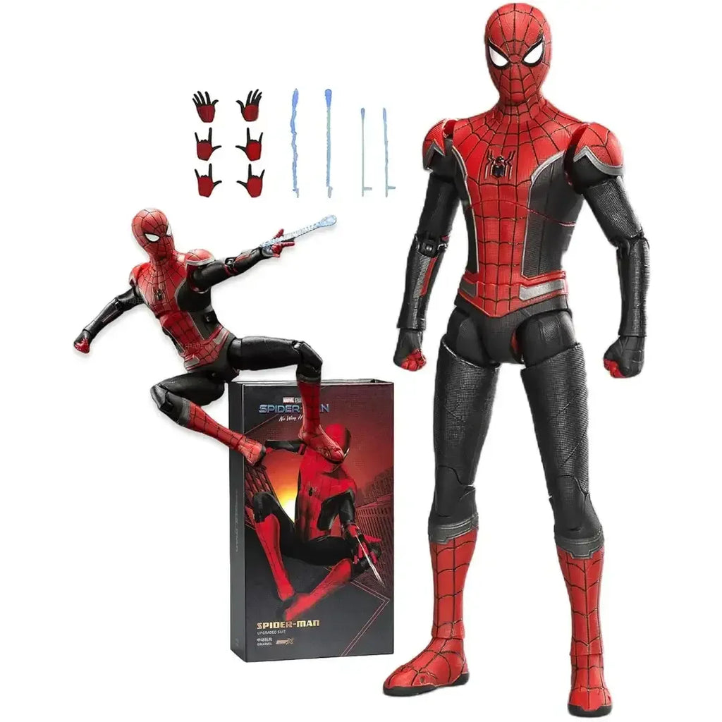 ZD Toys Marvel Spider-Man Upgraded Suit Action Figure – 7-Inch Collectible for Ages 15+ - Naivri