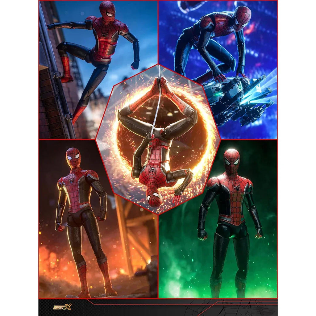 ZD Toys Marvel Spider-Man Upgraded Suit Action Figure – 7-Inch Collectible for Ages 15+ - Naivri